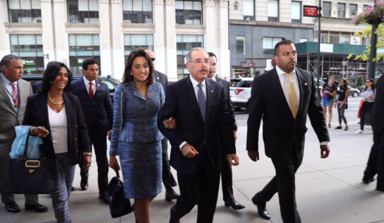 Danilo Medina llega a Nueva York para participar en 72va. Asamblea General ONU