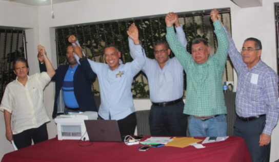 Alexis Jiménez y Rafael Vásquez  García fueron escogidos como candidatos a la presidencia y secretaría general del PRM en SDE por la Corriente interna de Luís Abinader