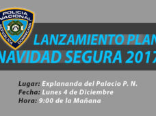 La Policía Nacional comenzará la implementación del Plan Navidad Segura