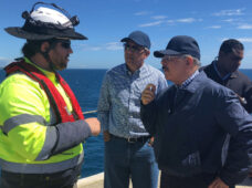 Danilo supervisa avances Presa Monte Grande, planta de productores de mango y Punta Catalina