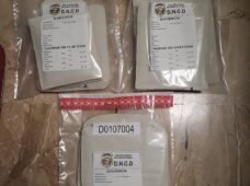 DETIENEN EXTRANJERA Y OCUPAN NUEVE LÁMINAS DE COCAINA EN AEROPUERTO DE PUNTA CANA