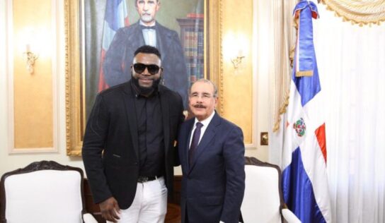 David Ortiz visita a Danilo Medina con motivo de Navidad y Año Nuevo, época propicia para renovar lazos de amistad, cariño y respeto