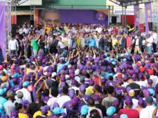 GONZALO CASTILLO ENCABEZA JUNTO AL PRESIDENTE DANILO MEDINA GRAN MARCHA CARAVANA POR 46 ANIVERSARIO PLD Y JURAMENTAN CANDIDATOS DEL GRAN SANTO DOMINGO