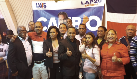 Renuncia cúpula del PRD en Londres para apoyar a Luís Abinader y al PRM