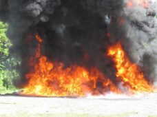 PGR incinera más 122 kilogramos de drogas confiscados en diferentes lugares del país