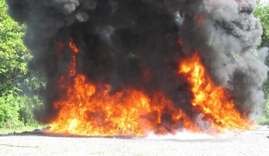 PGR incinera más 122 kilogramos de drogas confiscados en diferentes lugares del país