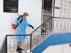 Ministerio Público DN realiza jornadas de desinfección en Fiscalías Comunitarias para prevenir expansión del COVID-19