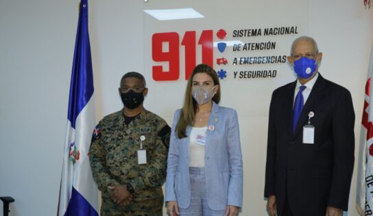 La alcaldesa del Distrito Nacional visita las instalaciones del Sistema 9-1-1