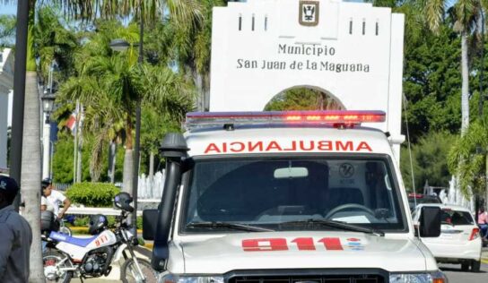 Sistema 9-1-1 informa: Dificultad respiratoria y accidentes de tránsito son las emergencias más frecuentes en San Juan de la Maguana