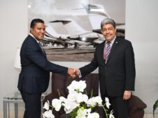 Lic. Cristian Ceballos, Subdirector General de Proindustria, recibió la mañana de hoy al Dr. Juan Ramón Ávila, Director de Estudios Continuados de Fordham University