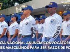 Policía Nacional anuncia convocatoria de jóvenes masculinos para ser rasos de Politur