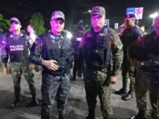 Director policial y comandante general del Ejército encabezan amplio recorrido preventivo