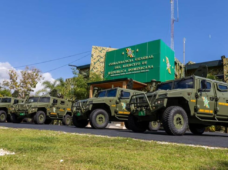 Empiezan a llegar los vehículos blindados
