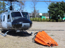 Fuerza Aérea de República Dominicana contribuye a sofocar incendio en Valle Nuevo
