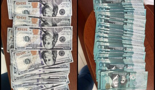 Policía apresa hombre por posesión de billetes falsos en pesos y dólares